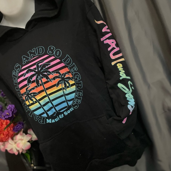 ✨🎀MAUI AND SONS PALM TREE SURF HOODIE🎀✨ - Picture 4 of 8